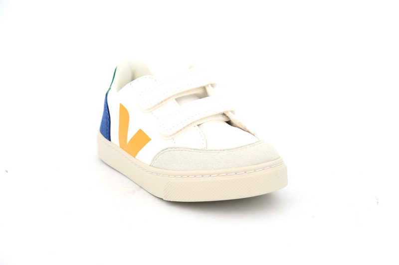 Veja  enf baskets small v12 velcro blanc6408804_2