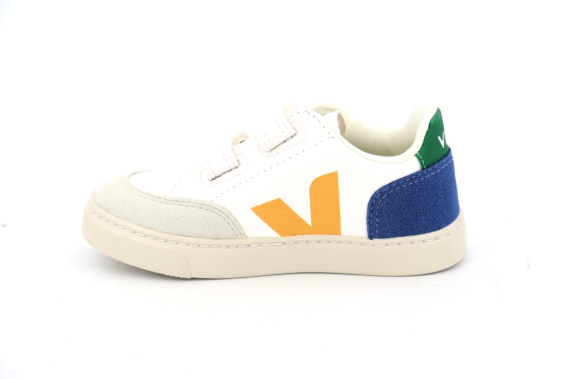 Veja  enf baskets small v12 velcro blanc6408804_3