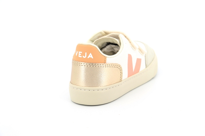 Veja  enf baskets small v12 velcro blanc6408805_4