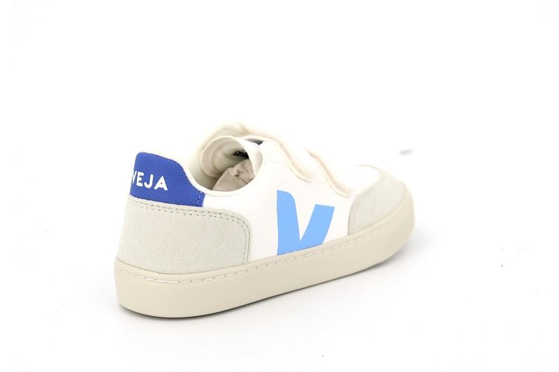 Veja  enf baskets small v12 velcro blanc6408806_4