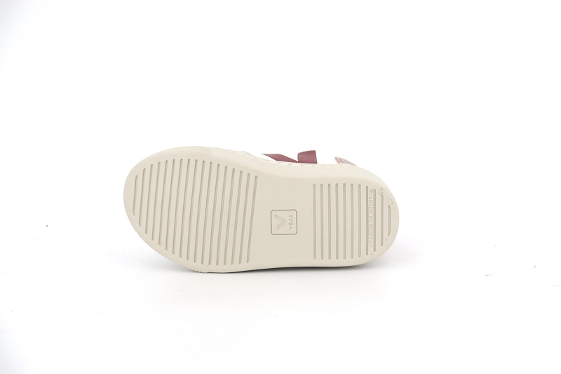 Veja  enf baskets small v12 velcro blanc6408807_5