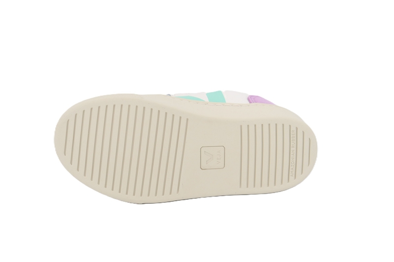 Veja  enf baskets small v12 velcro blanc6408808_5