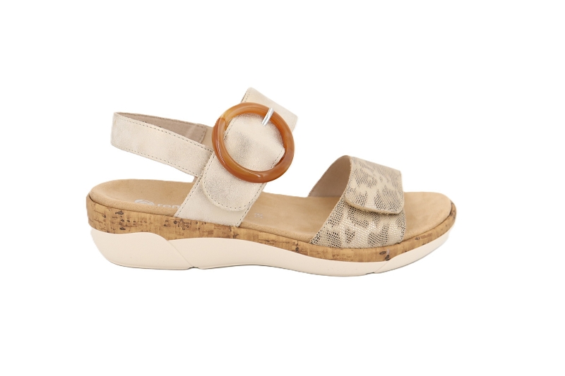 Remonte sandales nu pieds bowl dore