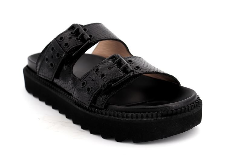 Free lance mules et sabots knife dbl brace mule noir6429001_2