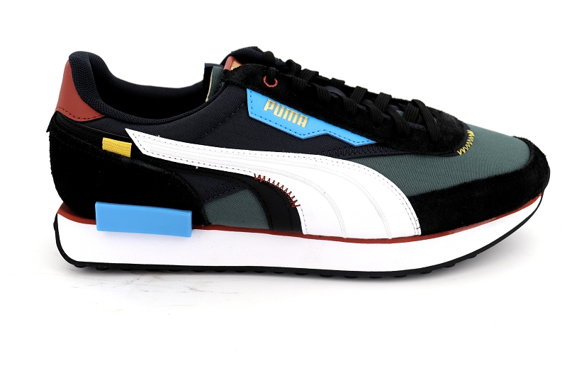 Puma baskets future rider displaced noir