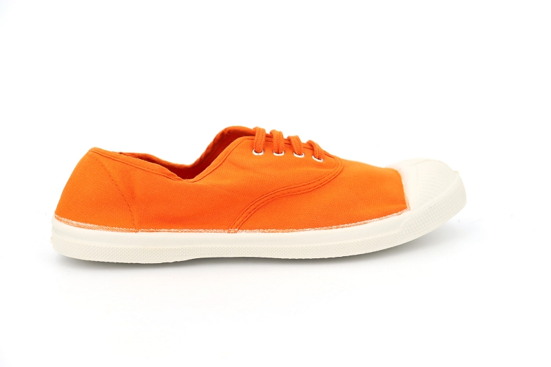 Bensimon baskets tennis lacet orange