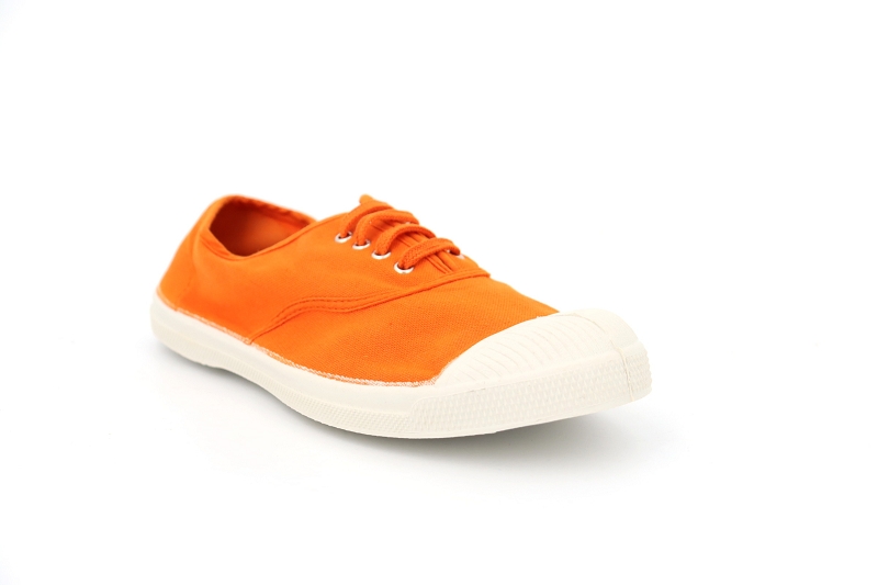 Bensimon baskets tennis lacet orange6434011_2