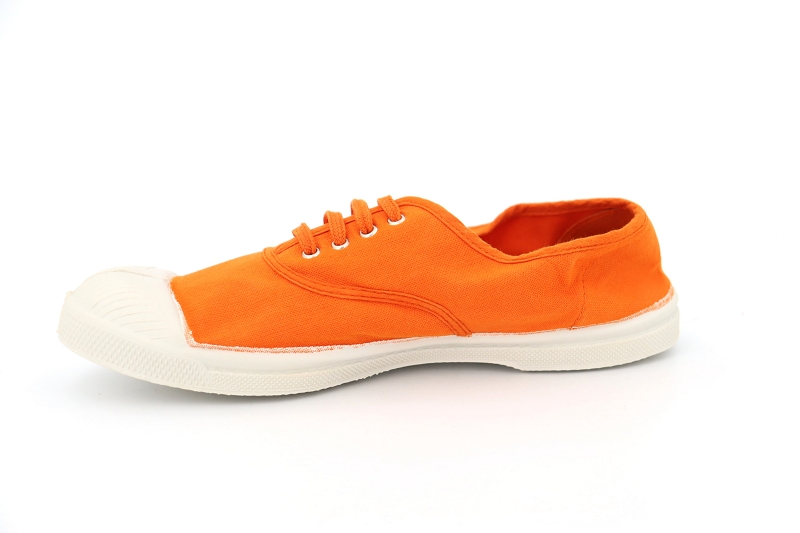 Bensimon baskets tennis lacet orange6434011_3