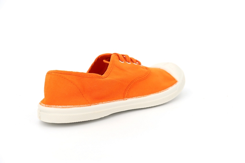 Bensimon baskets tennis lacet orange6434011_4