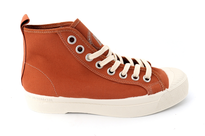 Bensimon baskets montantes stella orange