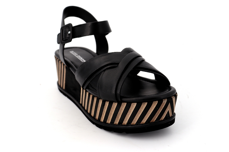 Elvio zanon sandales nu pieds zana noir6434901_2