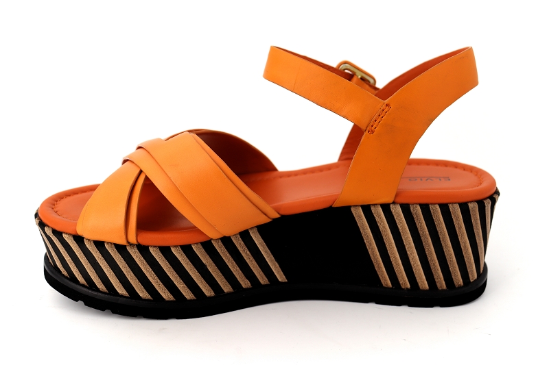 Elvio zanon sandales nu pieds zana orange6434902_3