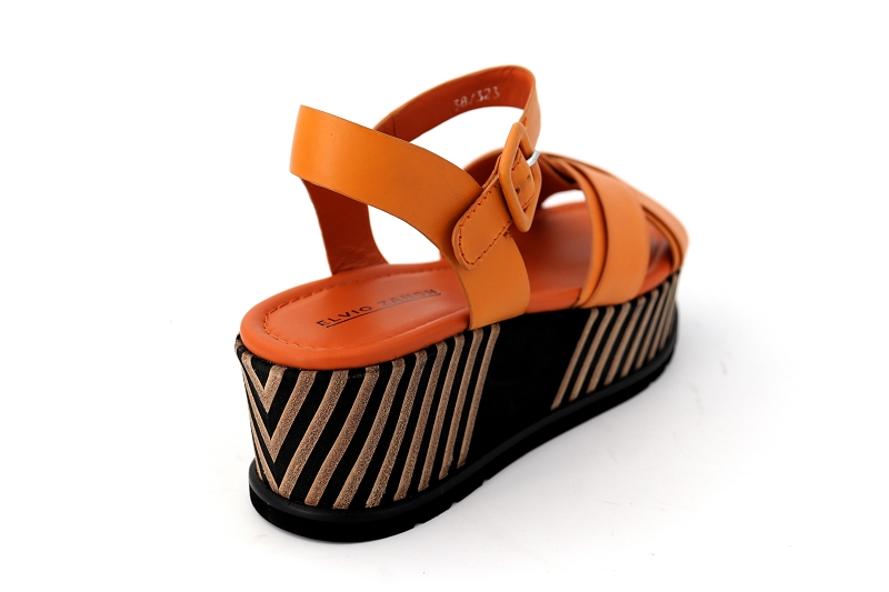 Elvio zanon sandales nu pieds zana orange6434902_4