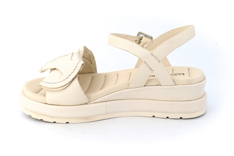 Elvio zanon sandales nu pieds garden blanc6435101_3