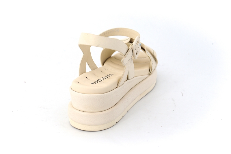 Elvio zanon sandales nu pieds garden blanc6435101_4