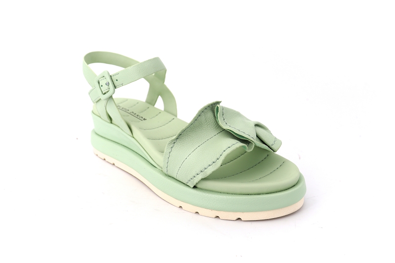 Elvio zanon sandales nu pieds garden vert6435102_2