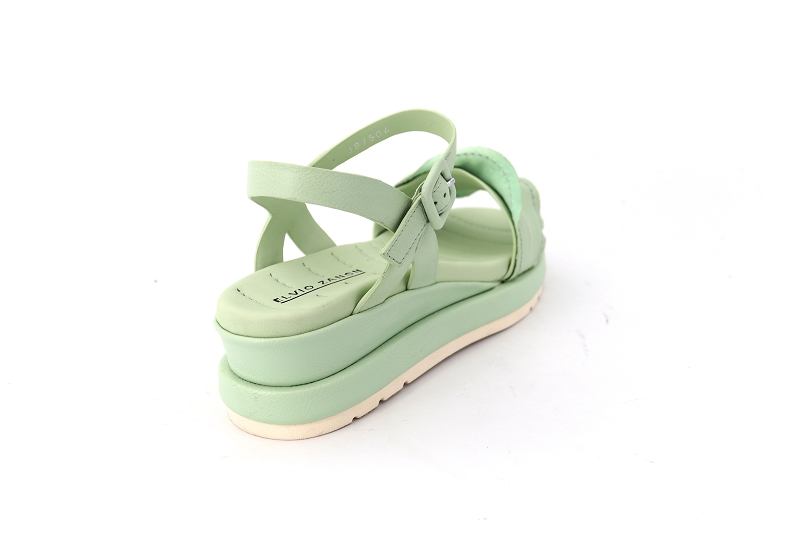 Elvio zanon sandales nu pieds garden vert6435102_4