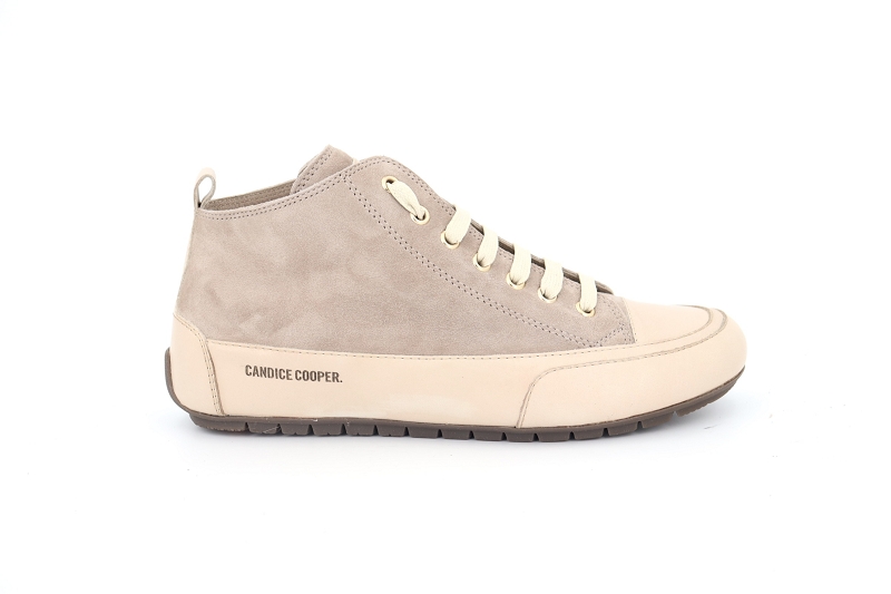 Candice cooper baskets montantes mid marron