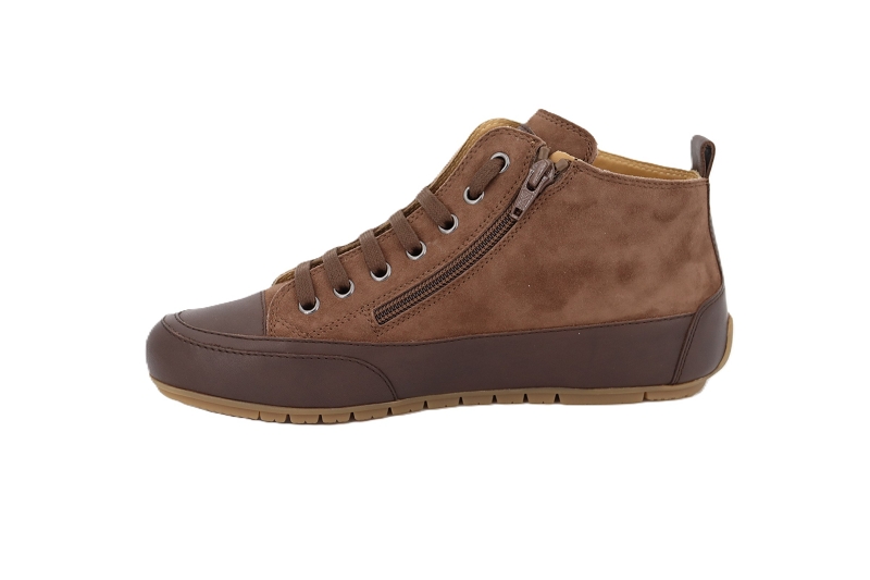 Candice cooper baskets montantes mid marron6435807_3