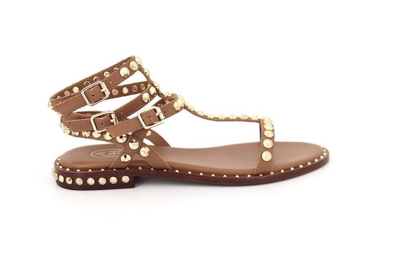 Ash sandales nu pieds play marron