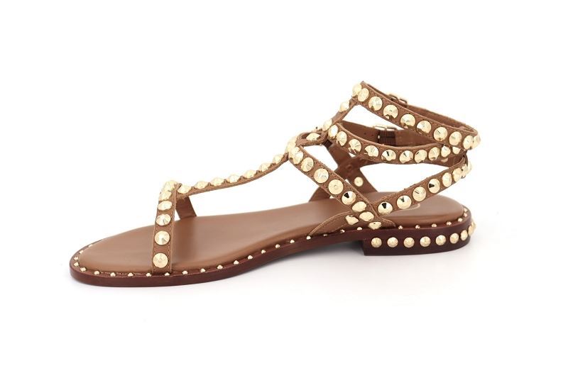 Ash sandales nu pieds play marron6437404_3