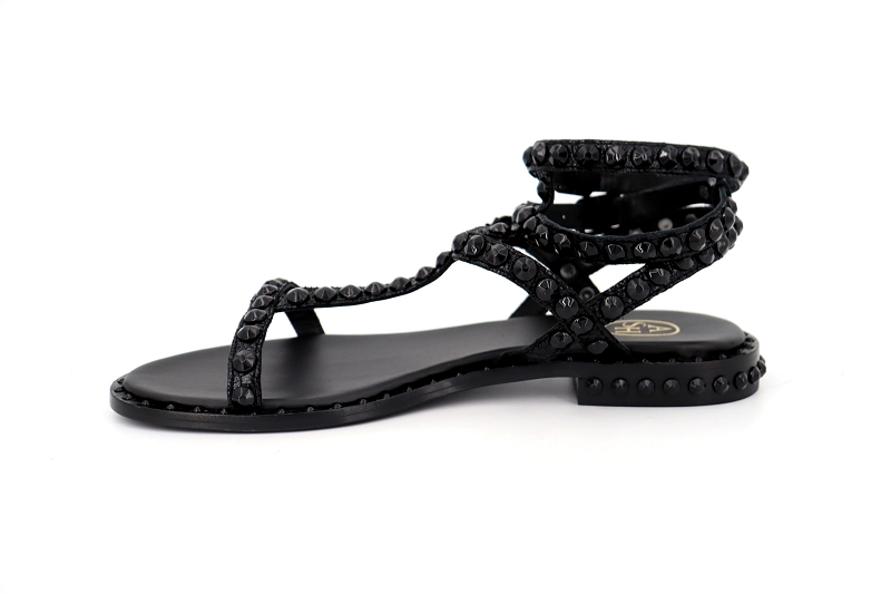 Ash sandales nu pieds play noir6437406_3