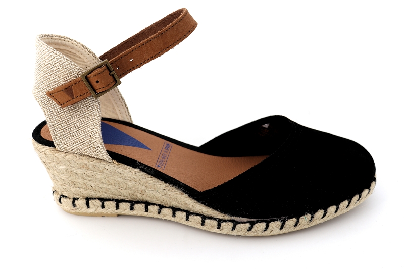 Verbenas chaussures espadrilles malena noir