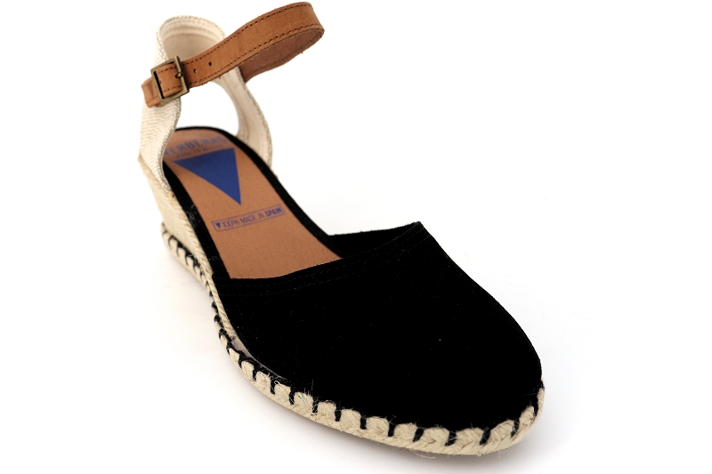 Verbenas chaussures espadrilles malena noir6437901_2