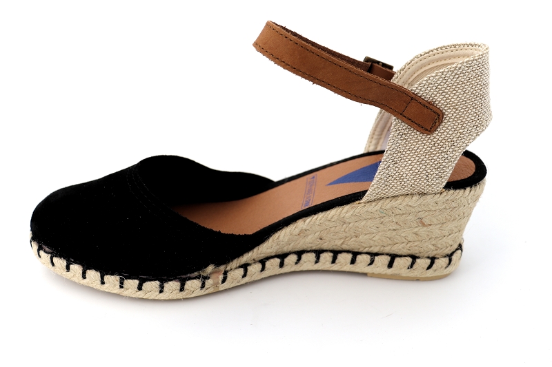 Verbenas chaussures espadrilles malena noir6437901_3