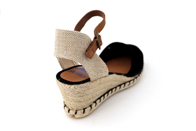 Verbenas chaussures espadrilles malena noir6437901_4