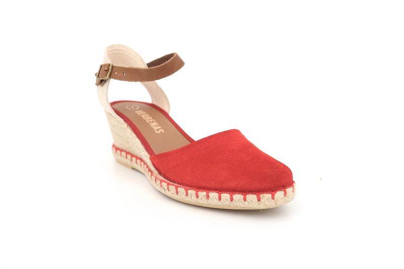 Verbenas chaussures espadrilles malena rouge6437904_2