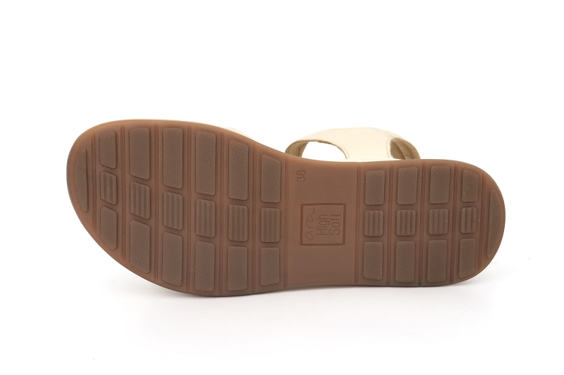 Ara sandales nu pieds asie dore6440904_5