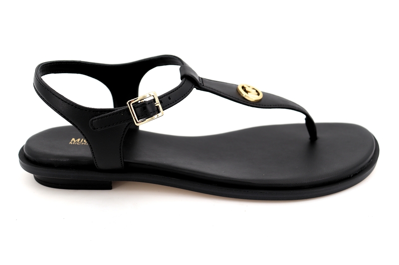 Michael kors sandales nu pieds mallory thong noir