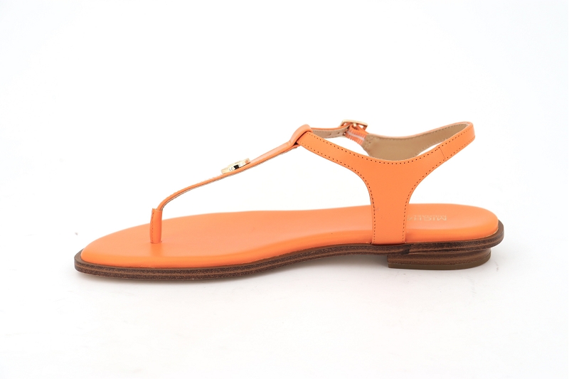 Michael kors sandales nu pieds mallory thong orange6445103_3