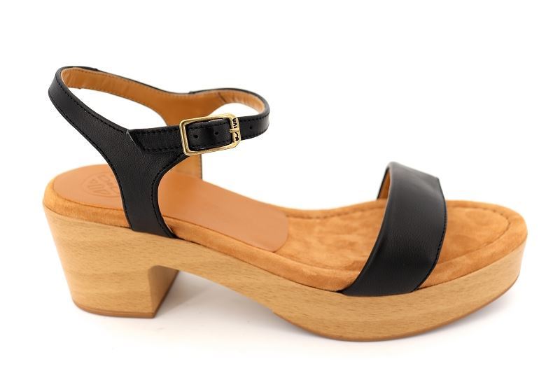 Unisa sandales nu pieds irita 2 noir