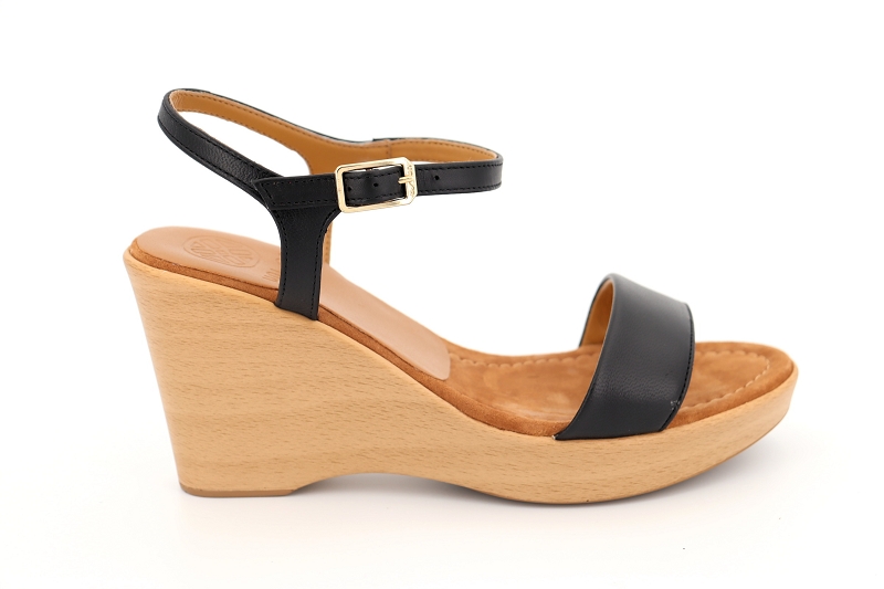 Unisa sandales nu pieds rita 2 noir