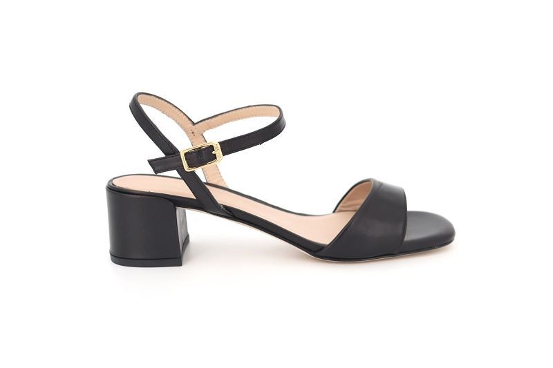 Unisa sandales nu pieds kirk noir