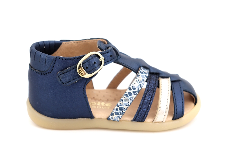 Babybotte sandales nu pieds guppy bleu