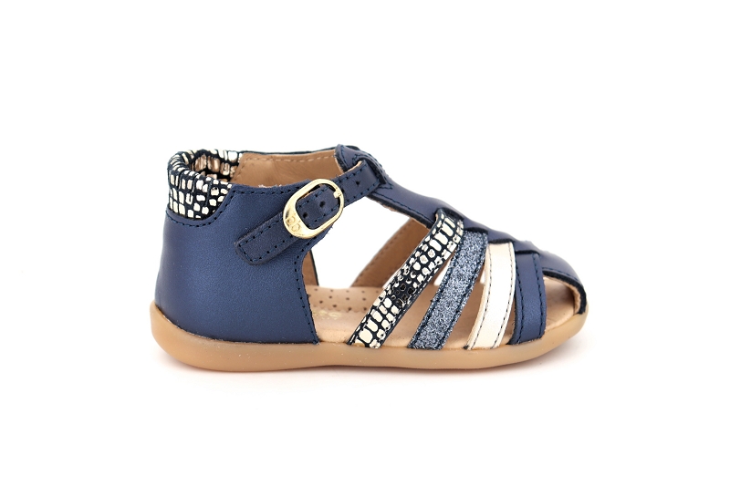 Babybotte sandales nu pieds guppy bleu