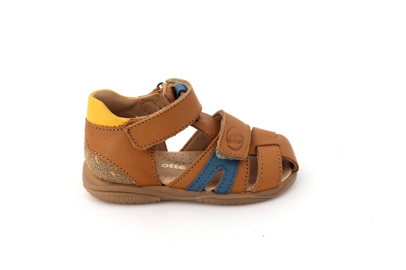 Babybotte sandales nu pieds titof marron