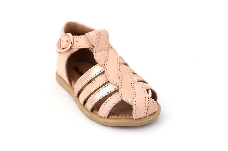 Babybotte sandales nu pieds tress rose6452601_2