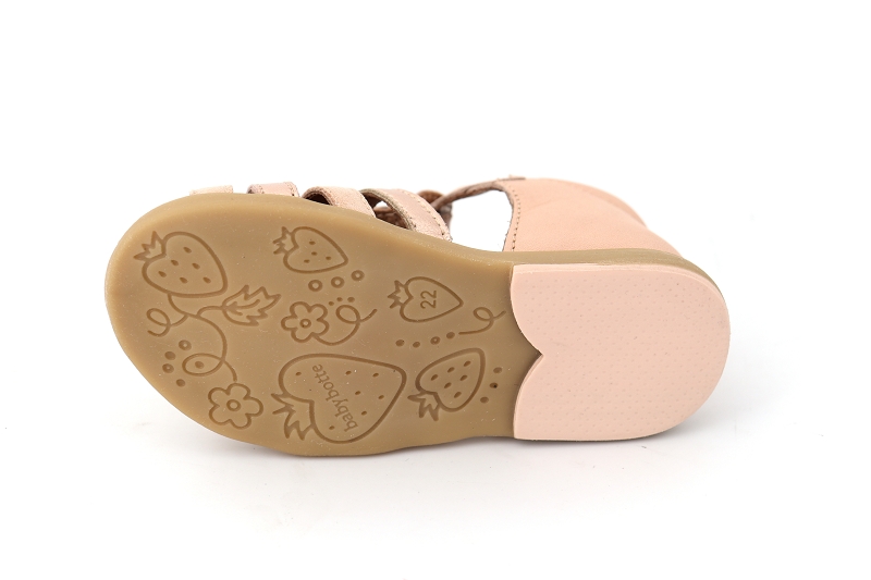 Babybotte sandales nu pieds tress rose6452601_5