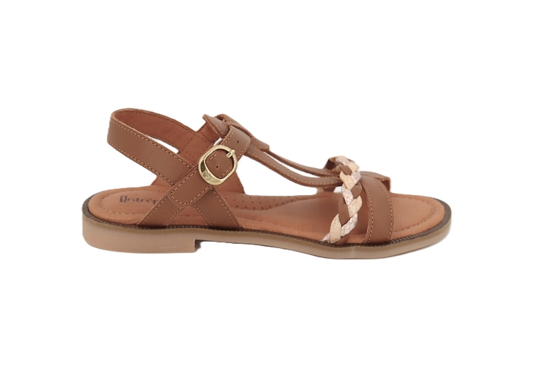 Babybotte sandales nu pieds yess marron