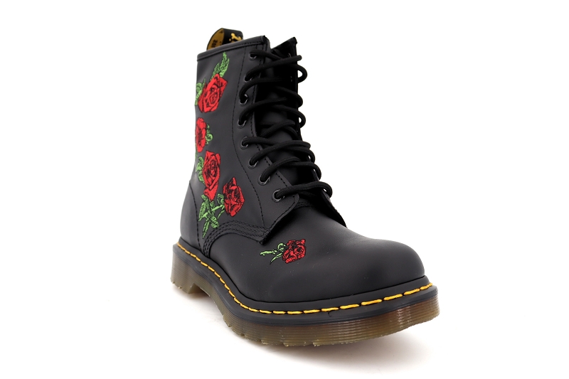 Doc martens boots et bottines 1460 vonda noir6454701_2