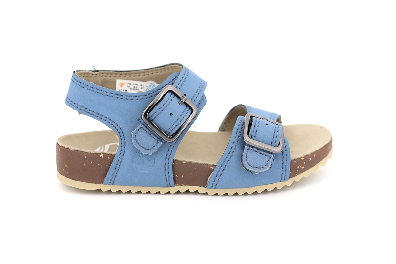 Timberland enf sandales nu pieds castle island 2 strap bleu