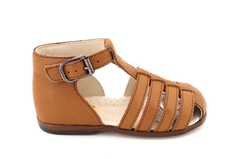 Little mary sandales nu pieds jules marron