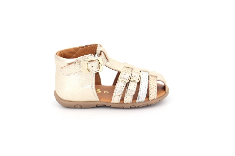 Gbb sandales nu pieds riviera dore