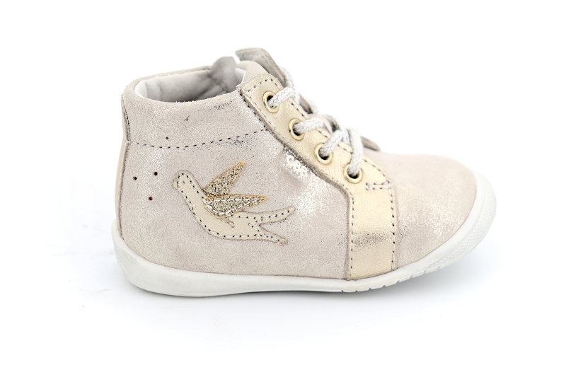 Gbb chaussures a lacets bazette dore