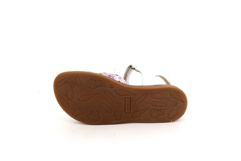 Acebos sandales nu pieds palmita multicolor6468901_5