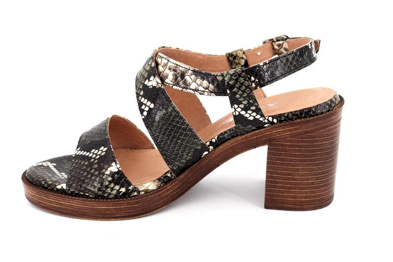 Adige sandales nu pieds rossi vert6469801_3